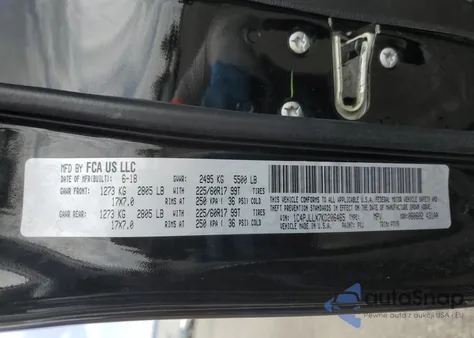 2019 Jeep Cherokee Latitude Plus from USA, damaged, VIN 1C4PJLLX7KD206465